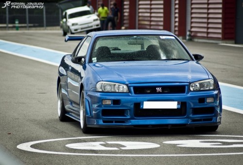 R34 with LHD headlight